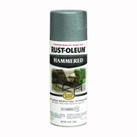RUST-OLEUM STOPS RUST 7214830 Spray Paint Hammered Gray 12 oz Aerosol