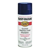 RUST-OLEUM STOPS RUST 7723830 Protective Enamel Spray Paint Gloss Navy