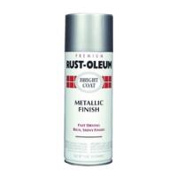RUST-OLEUM STOPS RUST 7715830 Bright Coat Spray Paint Metallic Aluminum