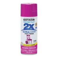 RUST-OLEUM PAINTERS Touch 283188 Satin Spray Paint Satin Magenta 12 oz