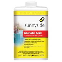 SUNNYSIDE 71032 Muriatic Acid Liquid Pungent Clear/Light Yellow 1 qt