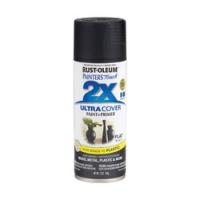 RUST-OLEUM PAINTERS Touch 249127 Flat Spray Paint Flat Black 12 oz