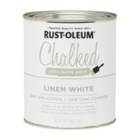 RUST-OLEUM Chalked 285140 Chalked Paint Ultra Matte Linen White 30 oz