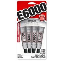 ECLECTIC E6000 Series 5510310 Craft Adhesive Clear 0.18 oz Pack