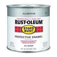 RUST-OLEUM STOPS RUST 7715730 Protective Enamel Metallic 0.5 pt Can