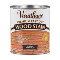 VARATHANE 262015 Wood Stain Light Walnut Liquid 1 qt Can