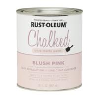 RUST-OLEUM Chalked 285142 Chalked Paint Ultra Matte Blush Pink 30 oz