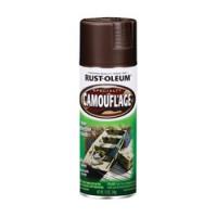 RUST-OLEUM 1918830 Camouflage Spray Paint Ultra Flat Earth Brown 12 oz