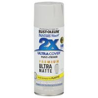 RUST-OLEUM PAINTERS Touch 2X ULTRA COVER 331184 Spray Paint Matte Gray