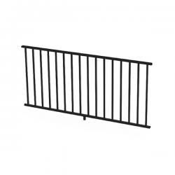 Avalon Railing Level 8 ft Rail Kit with Square Balusters Matte Black