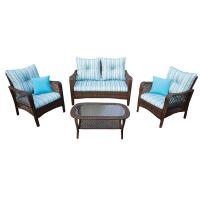 Miramar Deep Seat Wicker 4-Piece Set
