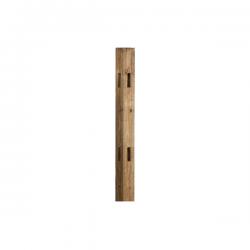 2-Hole 5 ft Treated Hardwood Corner Post