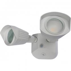 Satco LED 4000K Dual Head Security Light-White