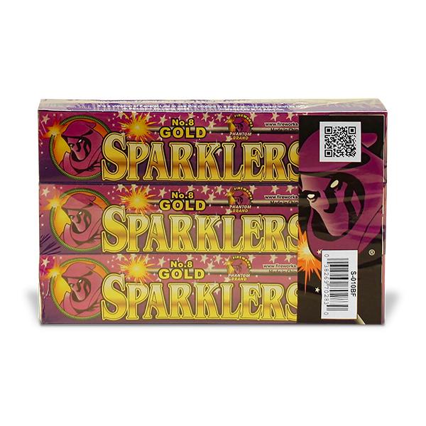 #8 Gold Sparkler 6pc Box