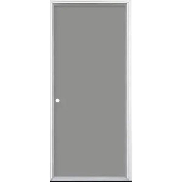 32 in Right Hand Flush Metal Door