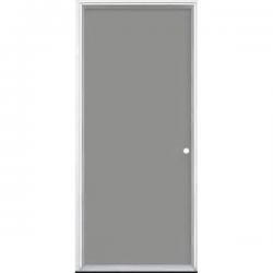 30 in Left Hand Flush Metal Door