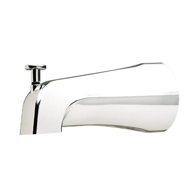 Tub spout with diverter chrome finish.