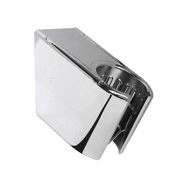 Wall bracket for hand held showers chrome finish.