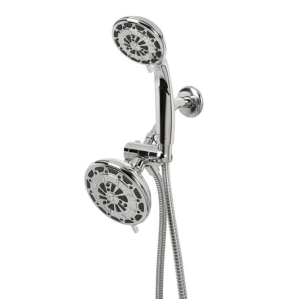 Serene premium dual 3/6 spray fixed and handheld shower Chrome finish.
