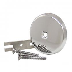 Overflow face plate chrome finish.