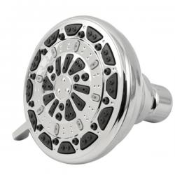 Serene 6-spray fixed showerhead chrome finish.
