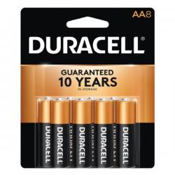 Duracell 8 Pack AA Super Coppertop Alkaline Battery