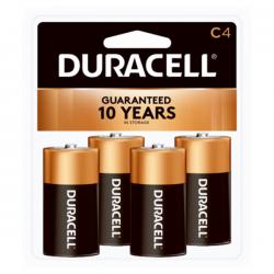 Duracell 4 Pack inC in Alkaline Battery