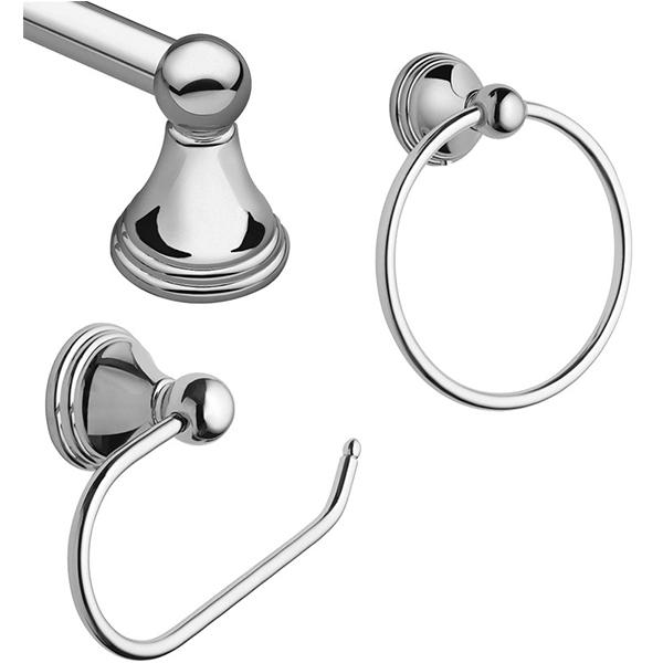 Moen Preston DN8433CH Bath Hardware Set Chrome