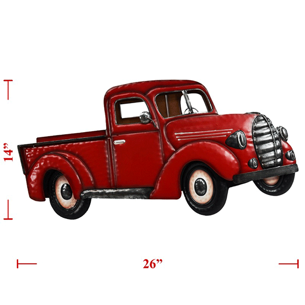 26ft x 14ft Red Metal Truck