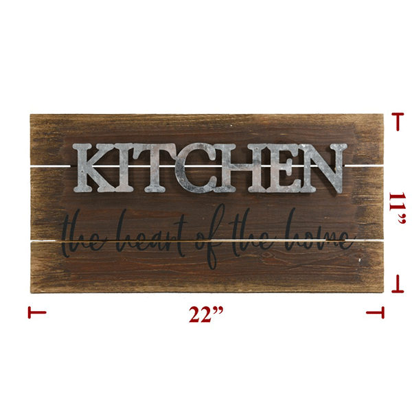 22ft  Kitchen - The Heart of the Home  Sign