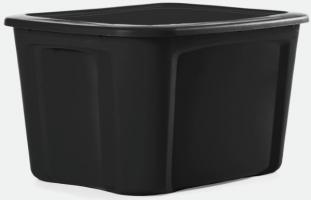 TOTE - 19 GALLON BLACK 93665