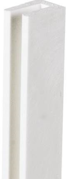 8 ft White Vinyl Lattice Cap