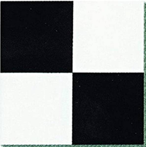 Self Adhesive Vinyl Floor Tile-Black and White