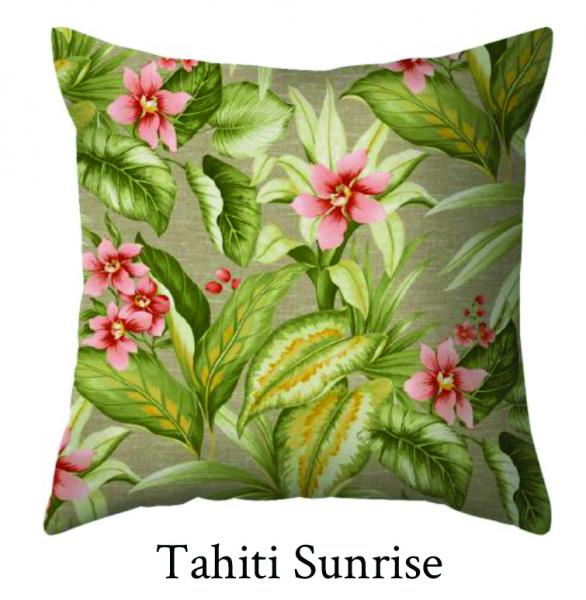 16 in x 16 in Pillow-Tahiti Sunrise