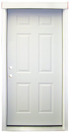 32 in Right Hand 6 Panel Metal Door
