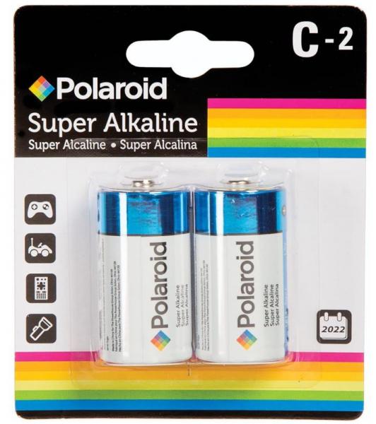 2pk C Super Alkaline Polaroid Batteries