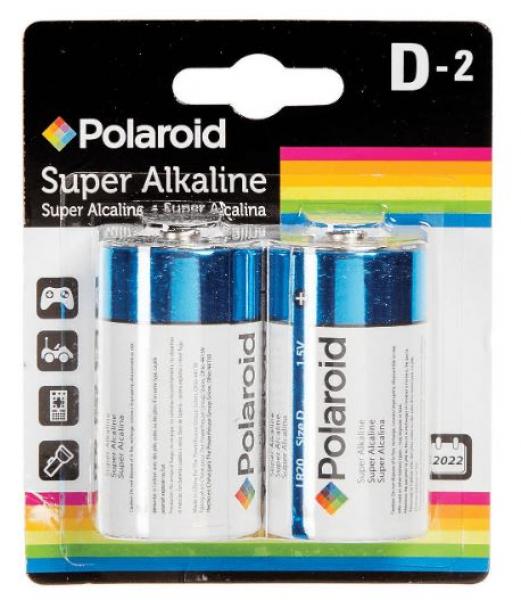 2pk D Super Alkaline Polaroid Batteries