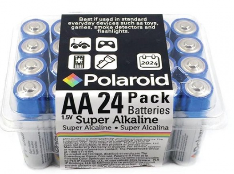 AA Polaroid Batteries 24pk - Super Alkaline