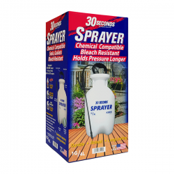 30 SECONDS 30SS Tank Sprayer 1 gal Spray Bottle White