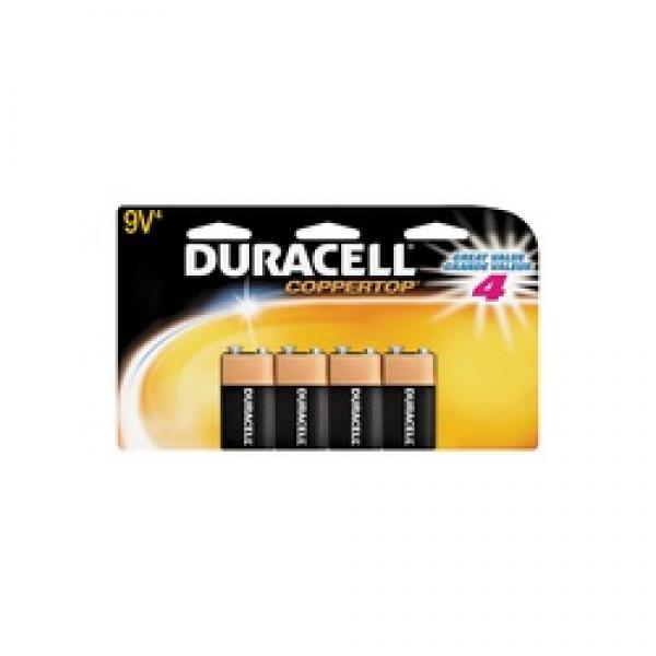 DURACELL 41333935645 Alkaline Battery, 9 V Battery, 9 V Battery, Manganese