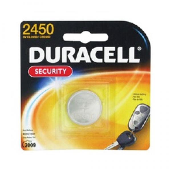 DURACELL DL2450BPK Coin Cell Battery, 3 V Battery, 600 mAh, CR2450 Battery,