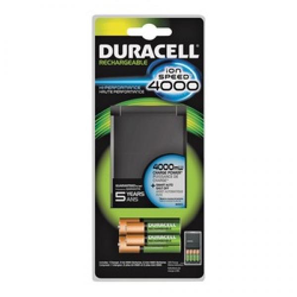 DURACELL 66105 Battery Charger, AA, AAA Battery, Nickel-Metal Hydride