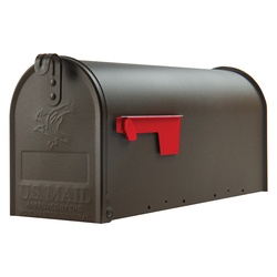 Gibraltar Mailboxes Elite E1100BZ0 Mailbox, 800 cu-in Capacity, Galvanized