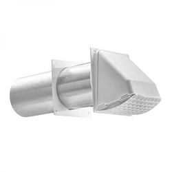 Lambro 209W Preferred Hood Vent, 5.57 in W Hood, 5.7 in H Hood, 4 in Duct,