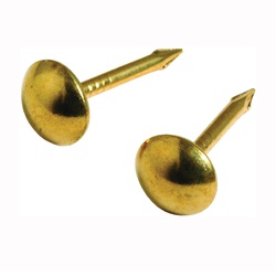 UPHOLSTERY NAIL BRASS 25PK