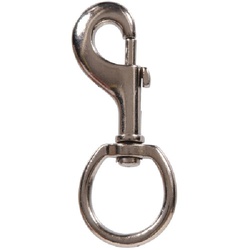 Hardware Essentials 321430 Bolt Snap, Brass, Nickel-Plated