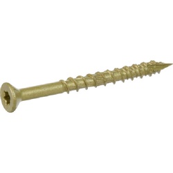 Power Pro ONE 116827 Screw, #8 Thread, 2 in L, High-Low, Serrated Thread,