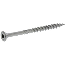 Power Pro 48619 Wood Screw, #8 Thread, 1-1/4 in L, Bore-Fast Thread, Star