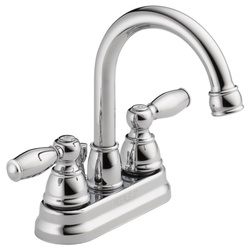 Peerless Claymore P299685LF Bathroom Faucet, 1.2 gpm, 2-Faucet Handle,