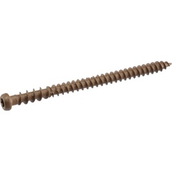 Power Pro 48448 Deck Screw, #10 Thread, 3 in L, Star Drive